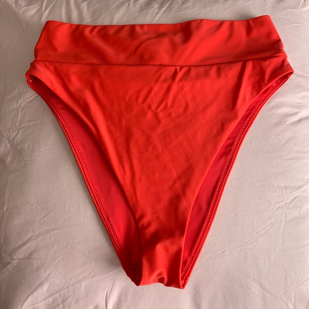 Aerie high cut cheeky bikini bottom to tie dye